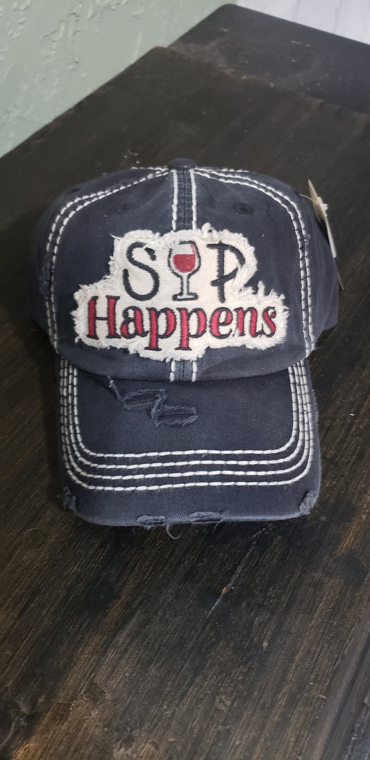 SSC “Sip Happens" Baseball Hat