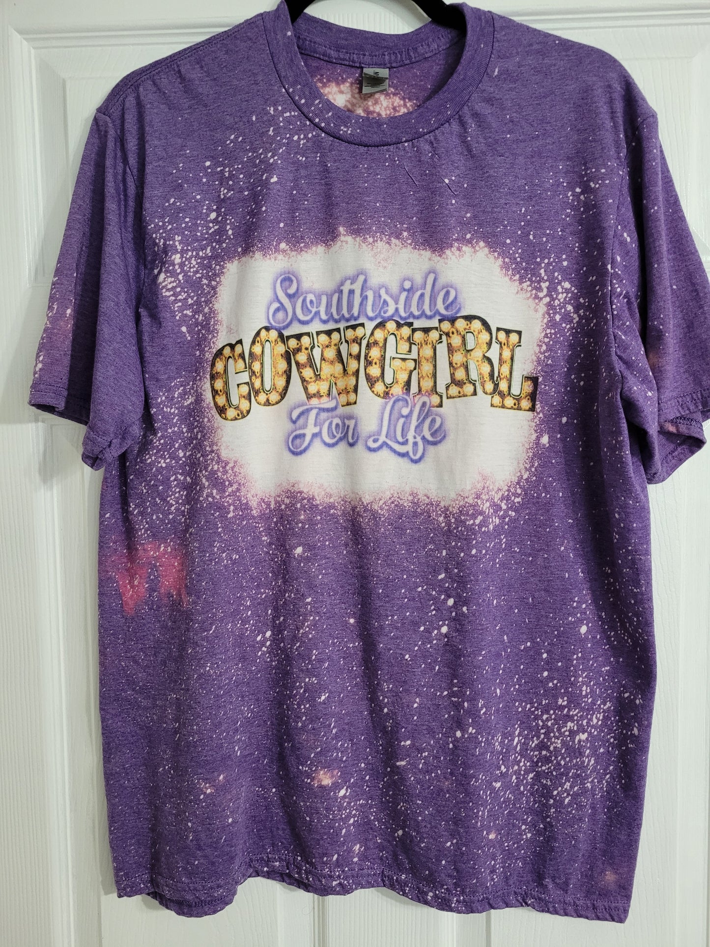 Purple "Southside Cowgirl For Life" T-Shirt