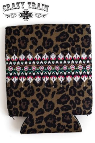 Crazy Train Koozie - Original - Leopard