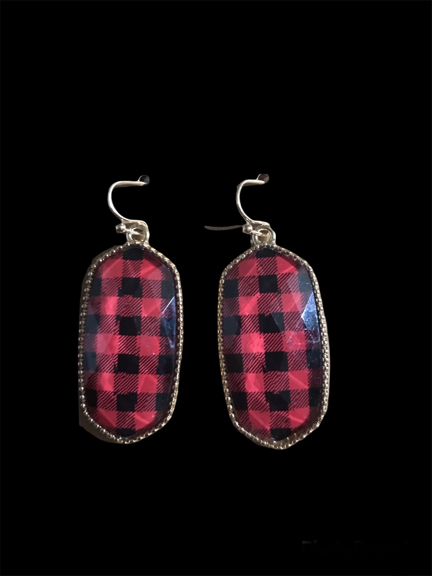 Buffalo Check Earrings