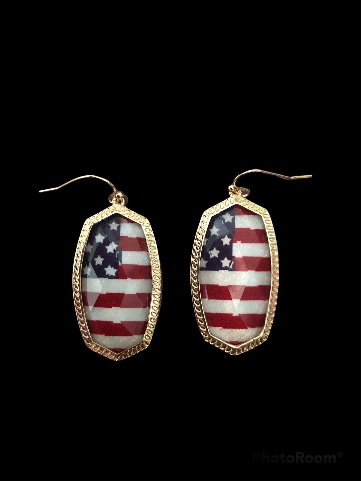 American Flag Earrings