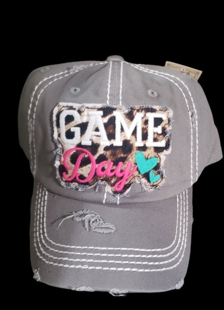 Leopard "Game Day" Baseball Hat - 2 Colors