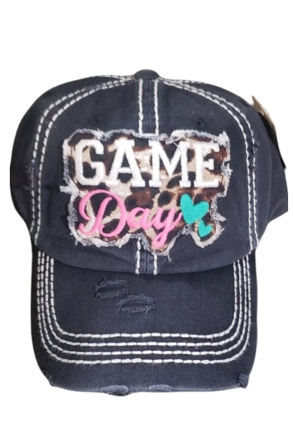 Leopard "Game Day" Baseball Hat - 2 Colors