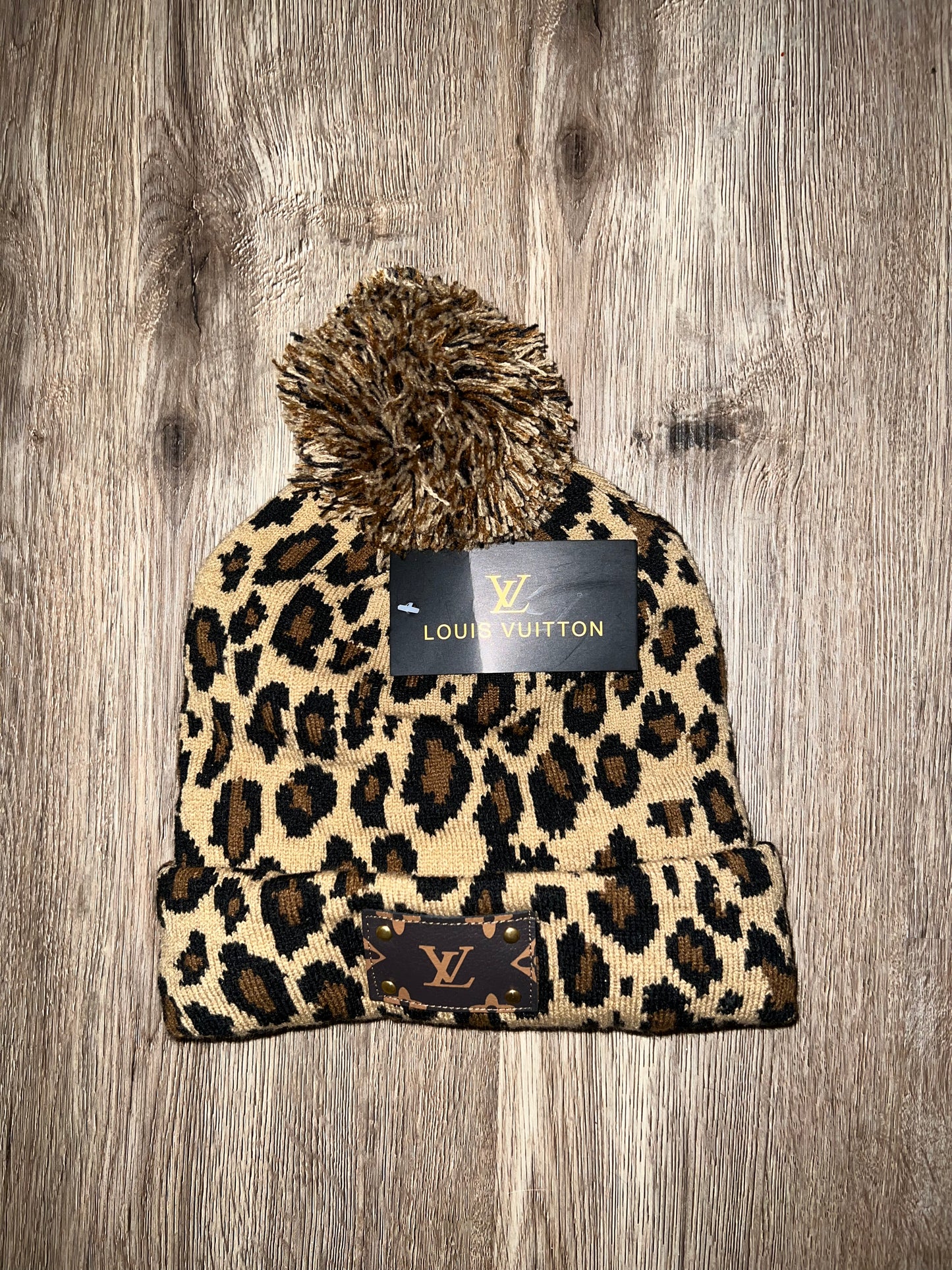 SSC LV Inspired Leopard Beanie